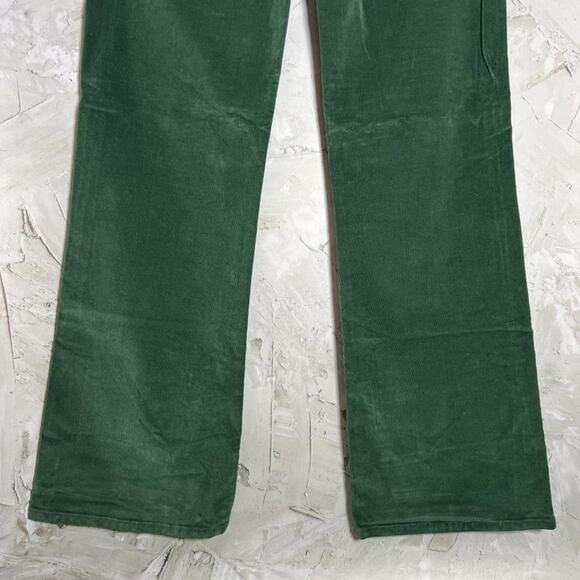 NEW MAVI JEANS High Rise Wide Leg Corduroy Pants SIZE 27 x 32 Green Cords NWT - Picture 8 of 9